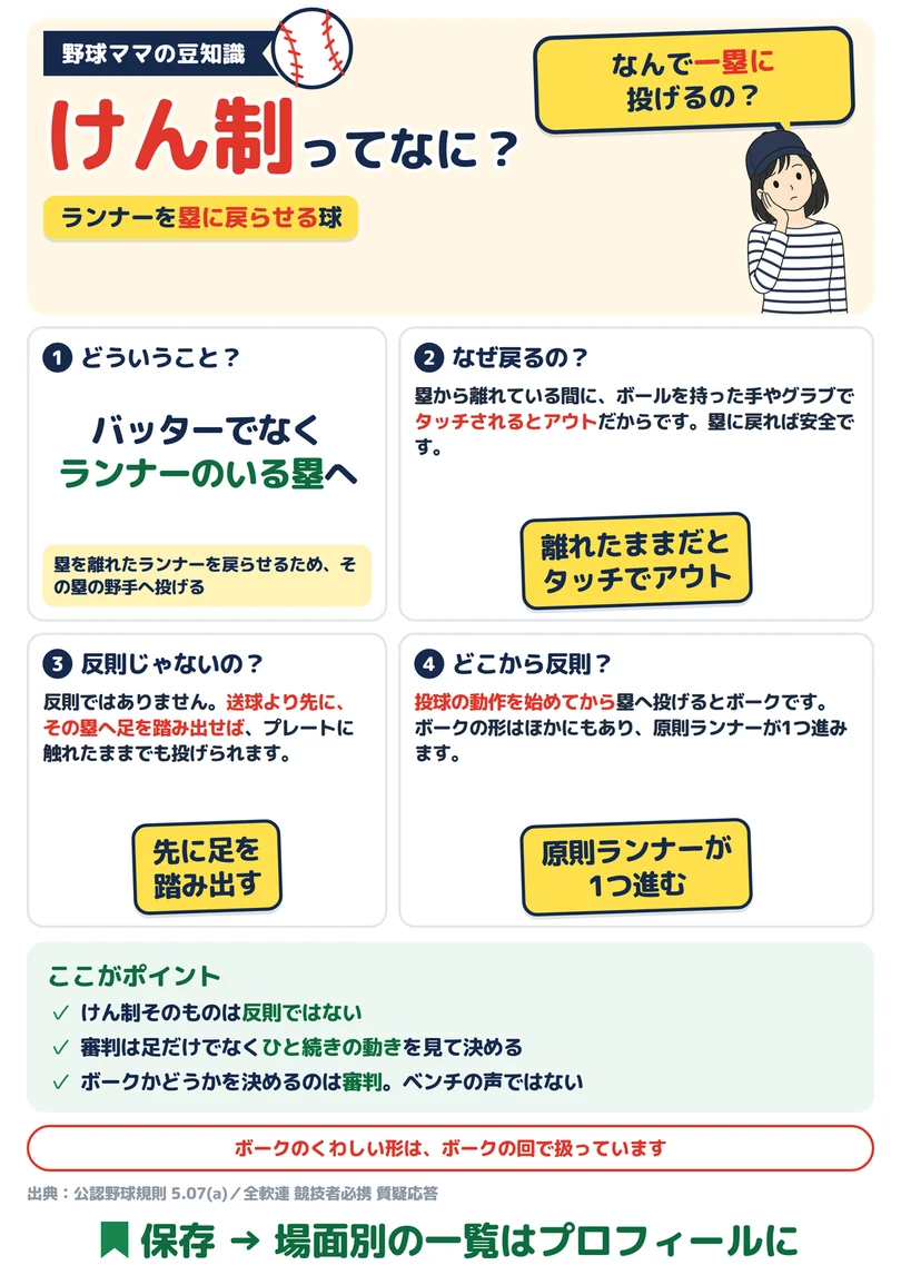 けん制ってなに?の図解
