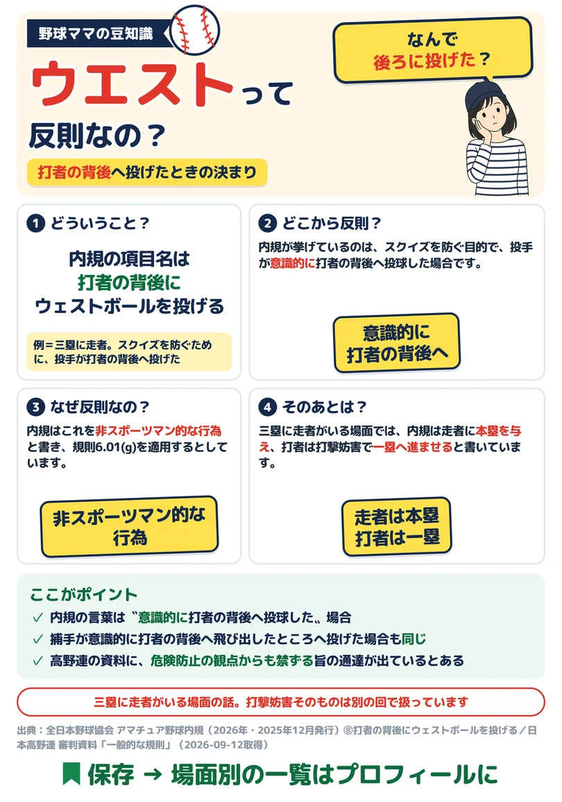 ウエストって反則なの?の図解
