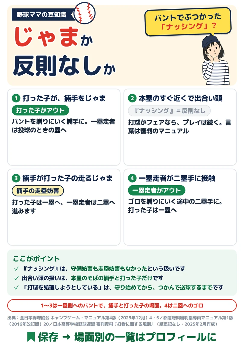 じゃまか、反則なしかの図解